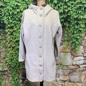 KUHL Spyrit Long Fleece Hooded Winter Jacket, XL